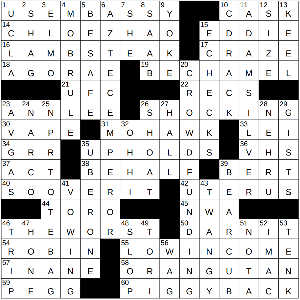 0104 25 NY Times Crossword 4 Jan 25 Saturday NYXCrossword 0104 25 NY Times Crossword 4 Jan 25 Saturday NYXCrossword