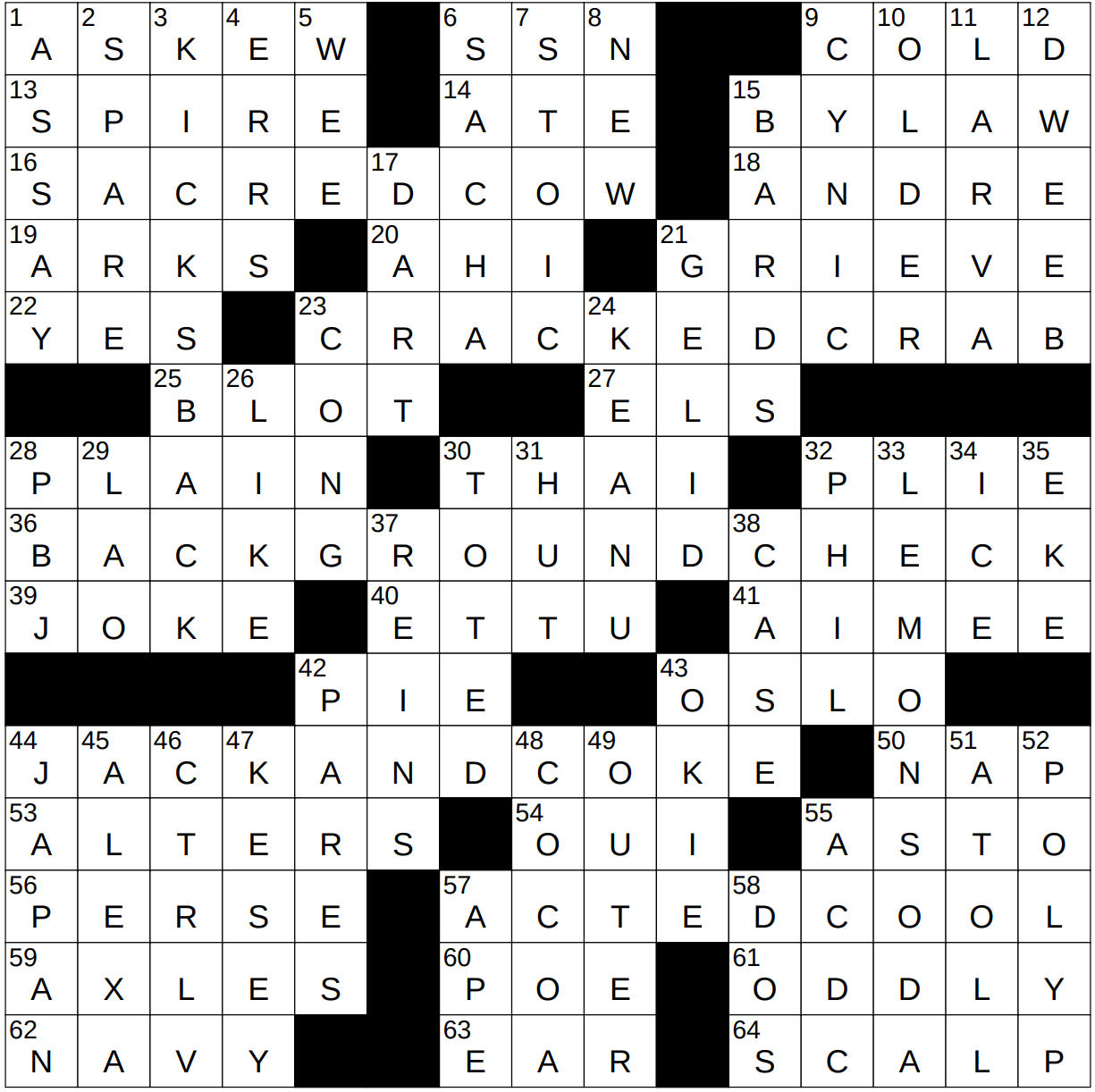 0109 23 NY Times Crossword 9 Jan 23 Monday NYXCrossword 0109 23 NY Times Crossword 9 Jan 23 Monday NYXCrossword