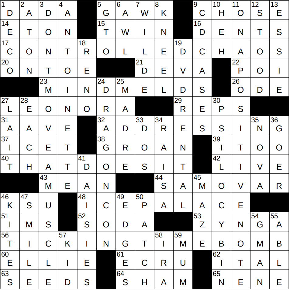 samovars crossword puzzle clue