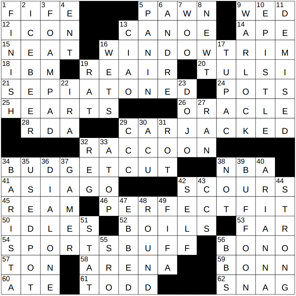 0402 25 NY Times Crossword 2 Apr 25 Wednesday NYXCrossword