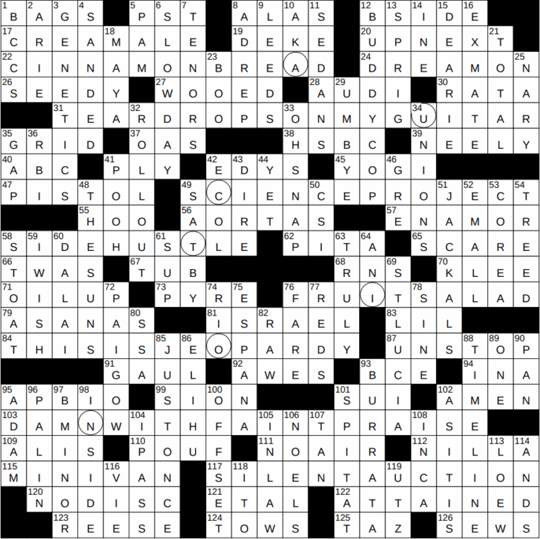 0609 24 NY Times Crossword 9 Jun 24 Sunday NYXCrossword