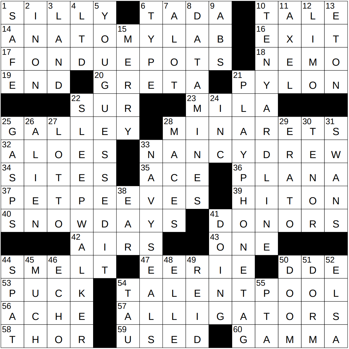 0721 23 NY Times Crossword 21 Jul 23 Friday NYXCrossword