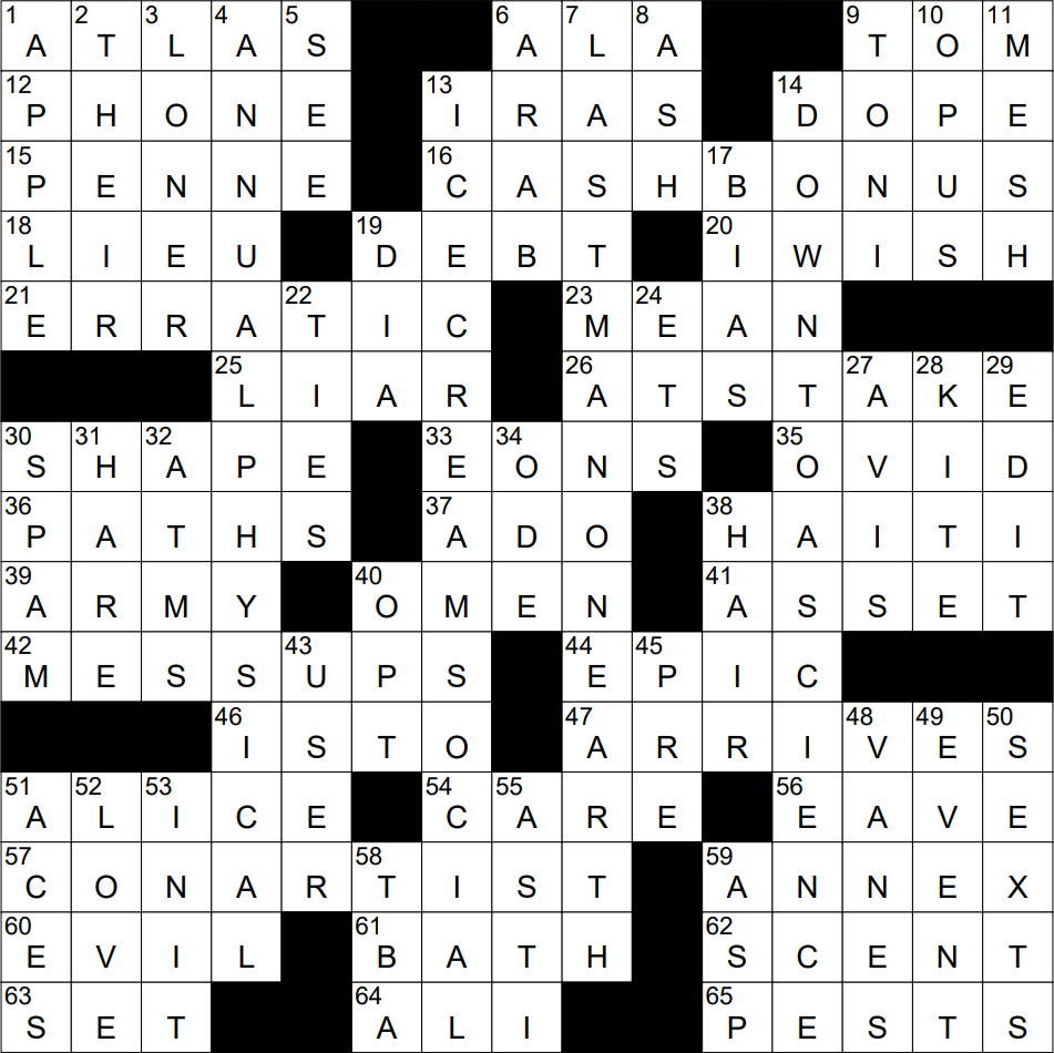 0919 22 NY Times Crossword 19 Sep 22 Monday NYXCrossword