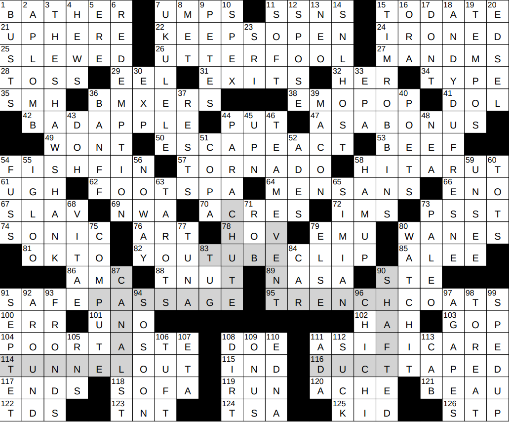 0922 24 NY Times Crossword 22 Sep 24 Sunday NYXCrossword 0922 24 NY Times Crossword 22 Sep 24 Sunday NYXCrossword