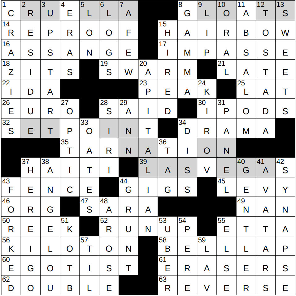 0926 24 NY Times Crossword 26 Sep 24 Thursday NYXCrossword