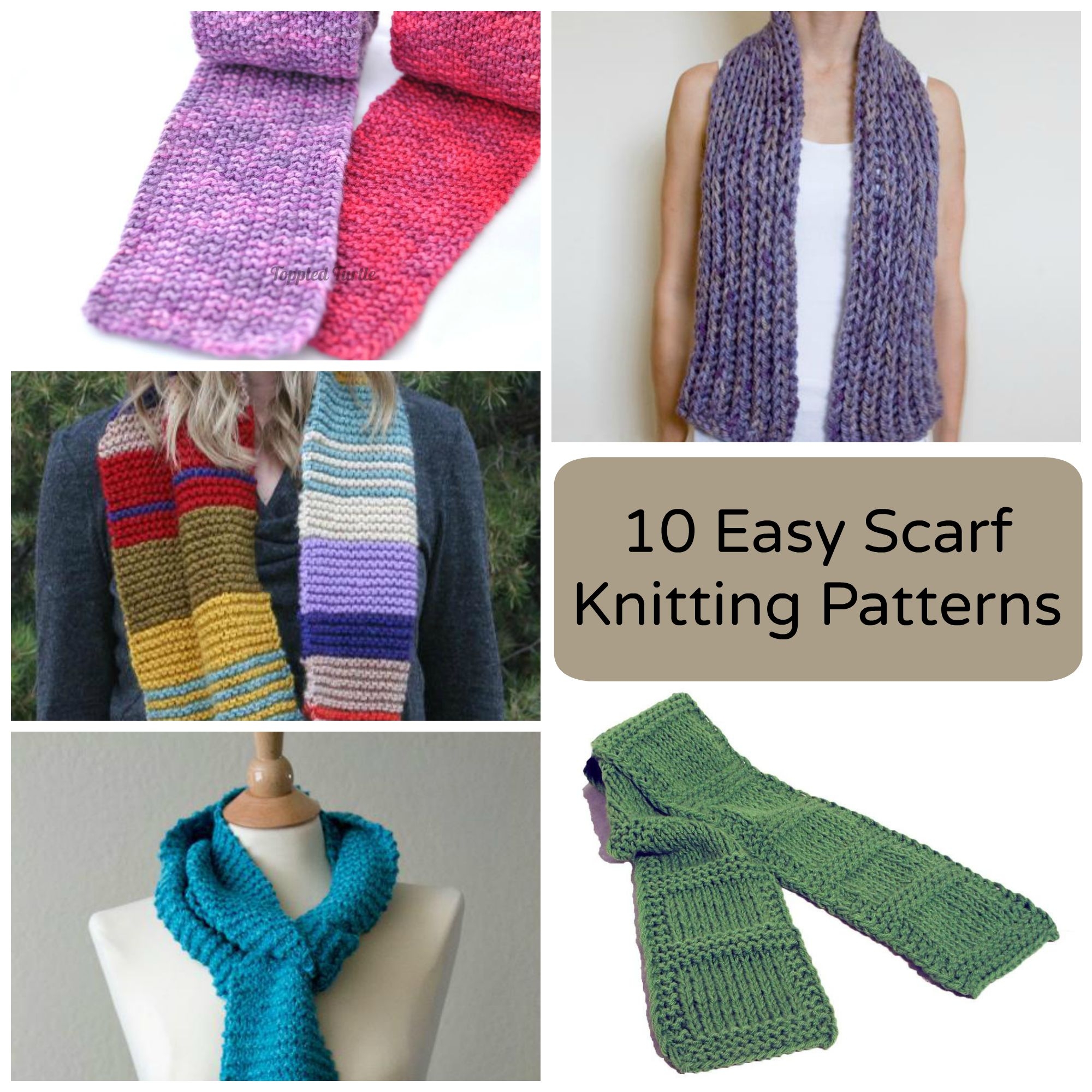 10 Easy Scarf Knitting Patterns For Beginners Craftsy