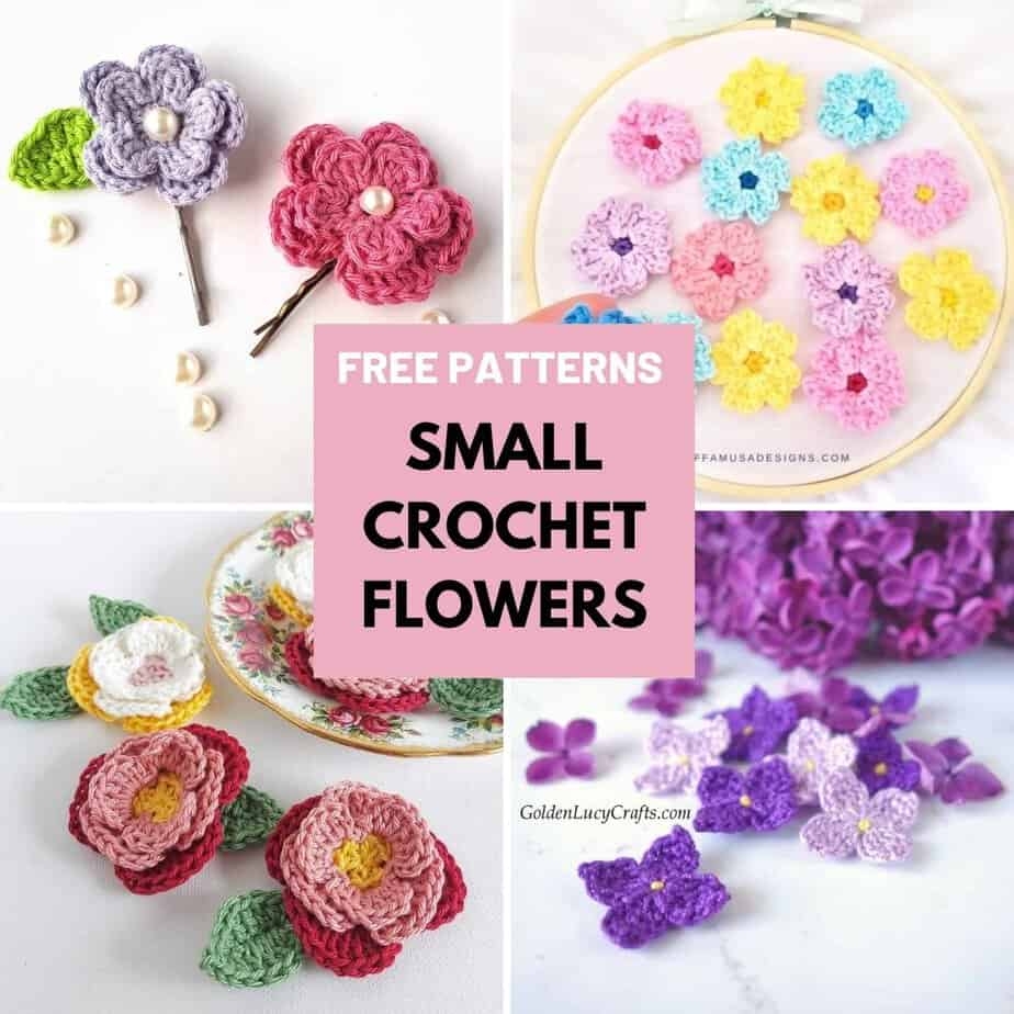 10 Free Crochet Small Flower Patterns For Beginners Annie Design Crochet 10 Free Crochet Small Flower Patterns For Beginners Annie Design Crochet