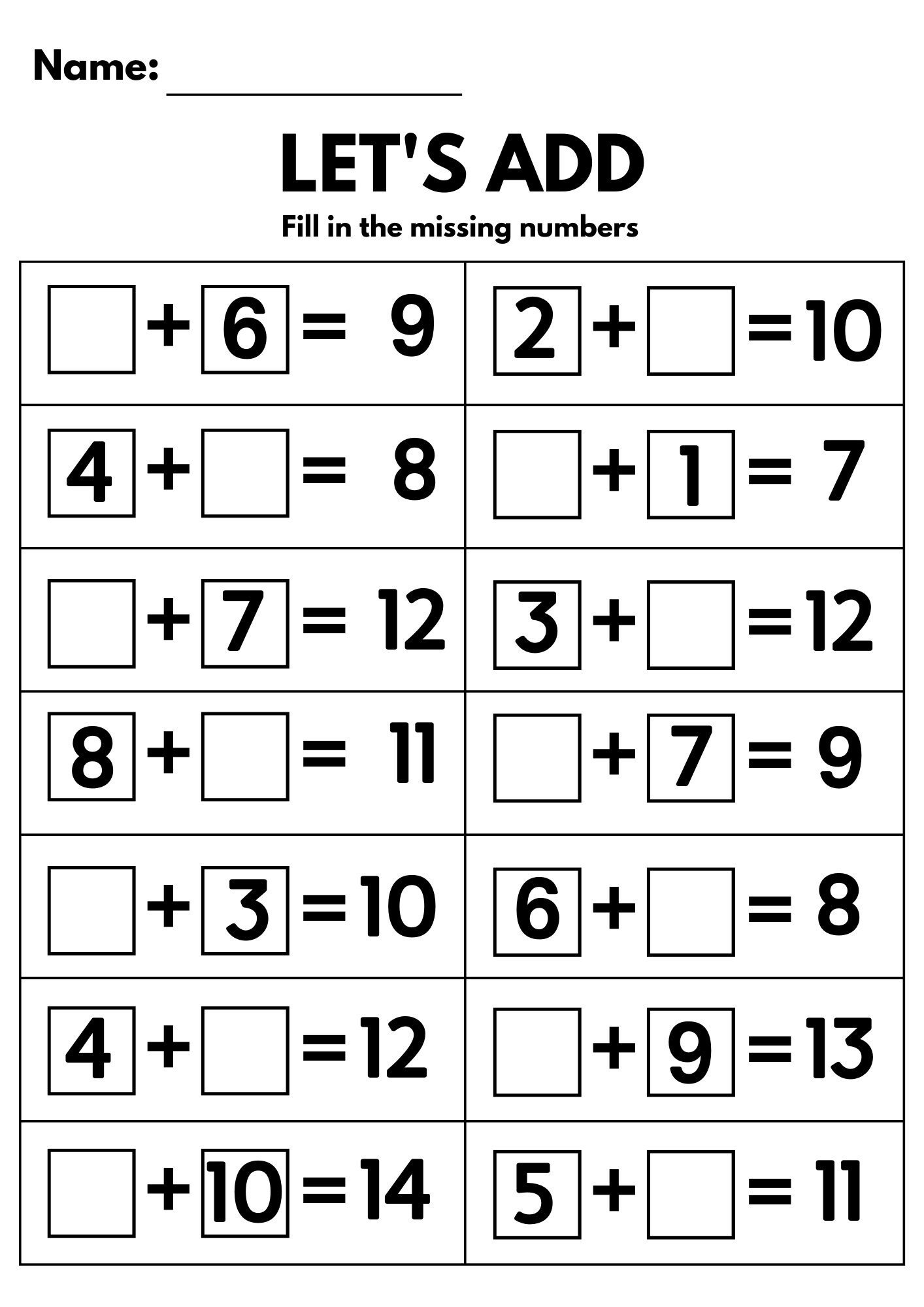 10 Printable Additition Fill In The Blanks Worksheets numbers 1 20 For Kindergarten 1st Grade 2nd Grade Math Addition Worksheets Etsy 10 Printable Additition Fill In The Blanks Worksheets numbers 1 20 For Kindergarten 1st Grade 2nd Grade Math Addition Worksheets Etsy
