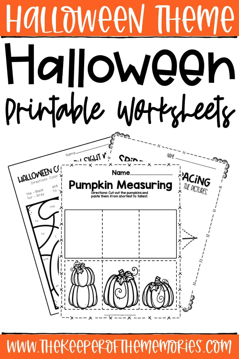 100 Halloween Worksheets For Preschoolers And Kindergartners 100 Halloween Worksheets For Preschoolers And Kindergartners