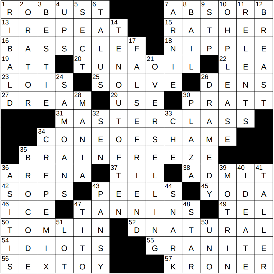 dynamic stance nyt crossword