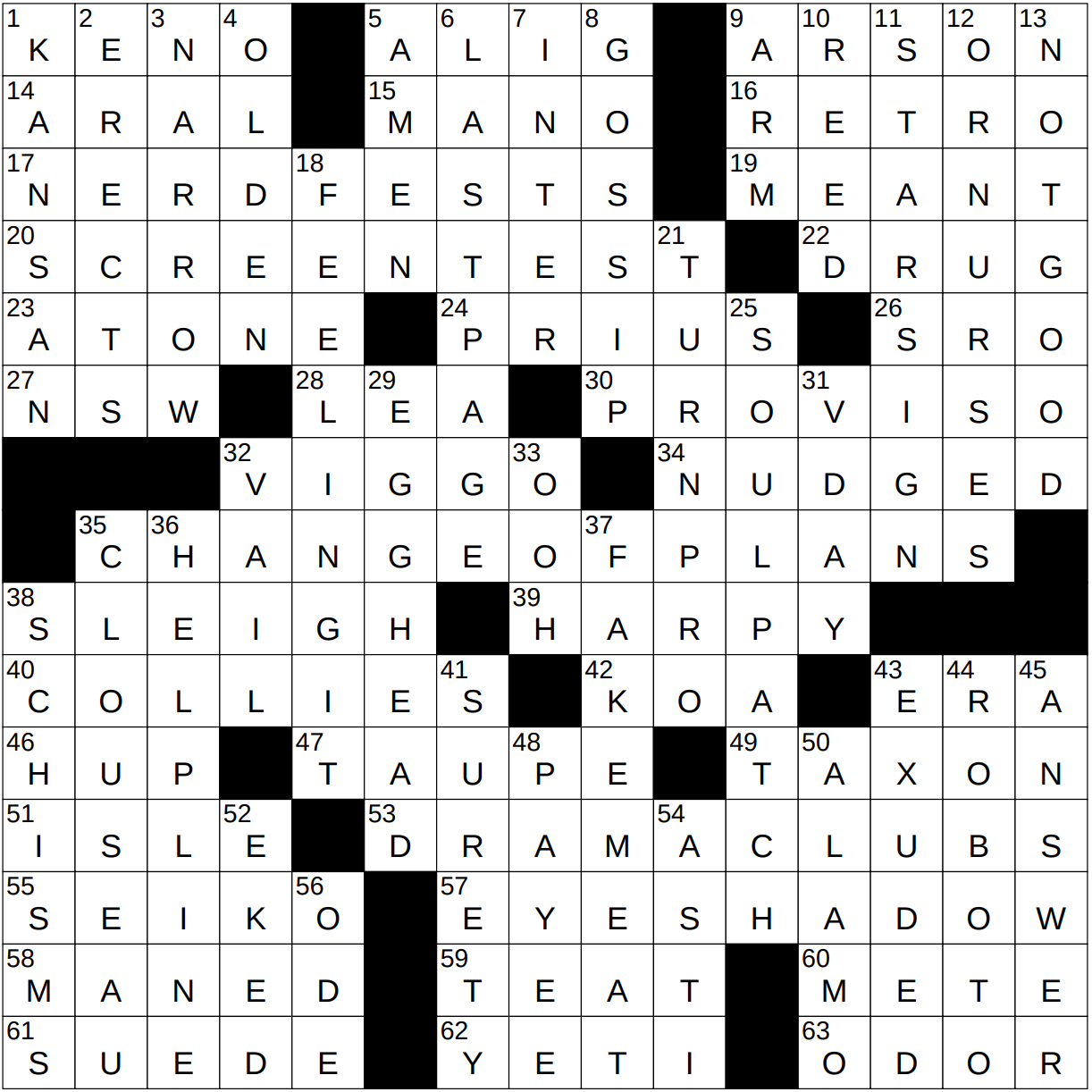 1124 23 NY Times Crossword 24 Nov 23 Friday NYXCrossword