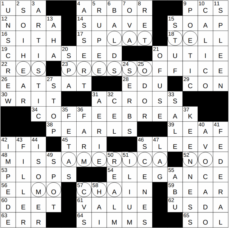 1216 24 NY Times Crossword 16 Dec 24 Monday NYXCrossword