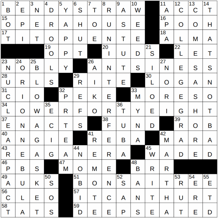 1221 24 NY Times Crossword 21 Dec 24 Saturday NYXCrossword