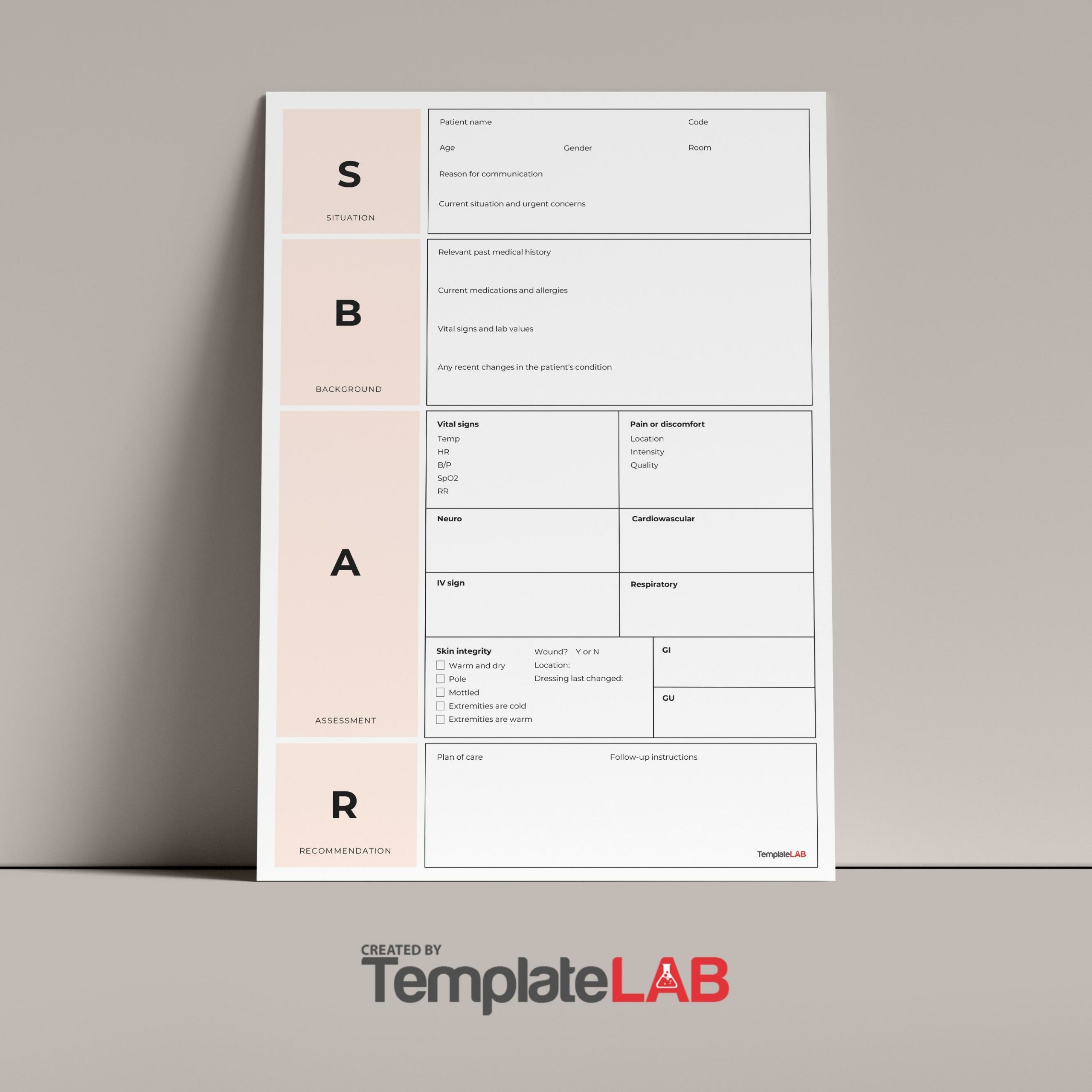 13 Blank SBAR Templates Word PDF TemplateLab