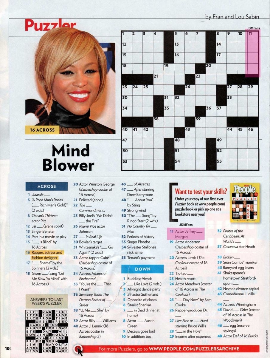 13 Crosswords And Printable Crossword Puzzles Ideas To Save Today Crossword Puzzles People Magazine Crossword Puzzles To Print And More
