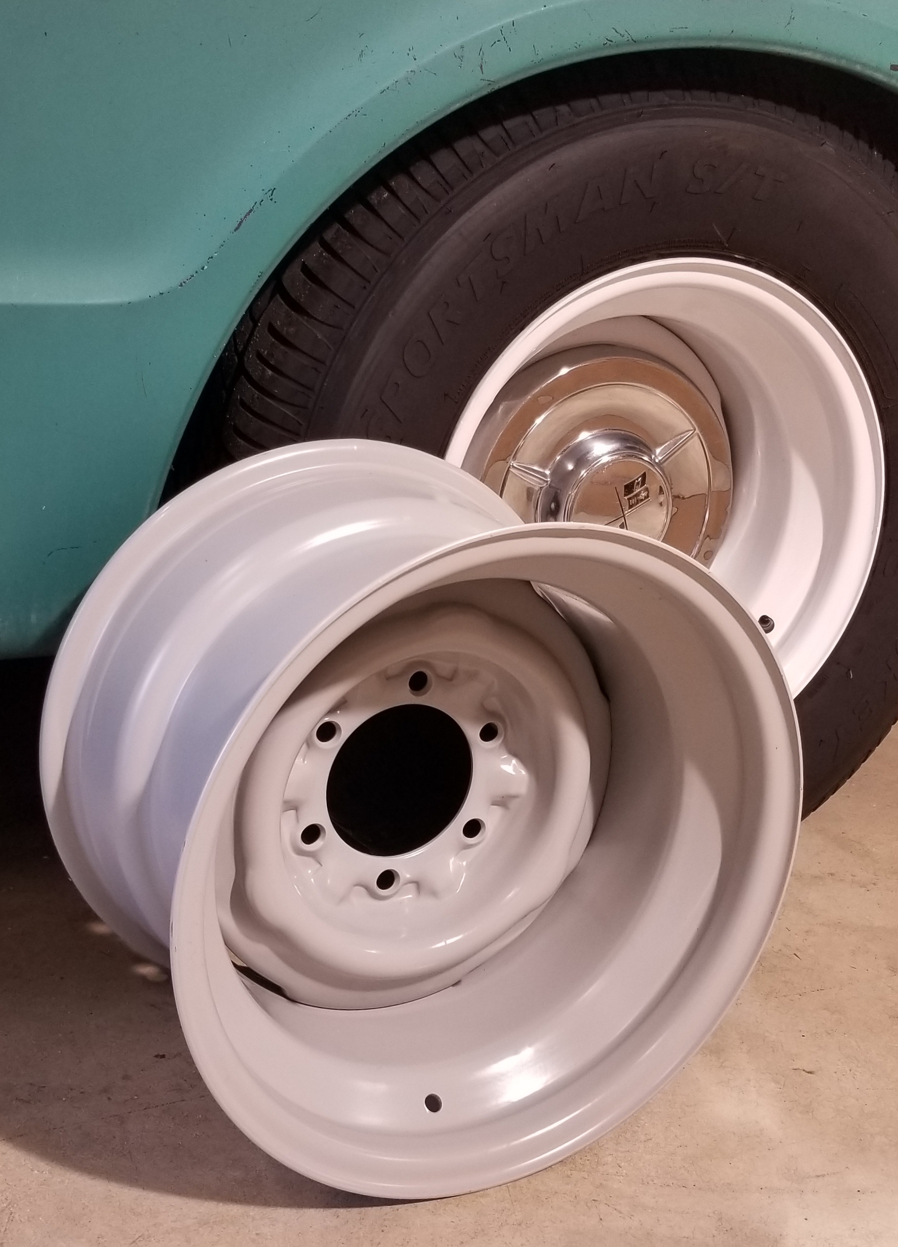 15 10 steelie 6 Lug Wheel 5 5 Bolt Pattern Cooper Restorations 15 10 steelie 6 Lug Wheel 5 5 Bolt Pattern Cooper Restorations