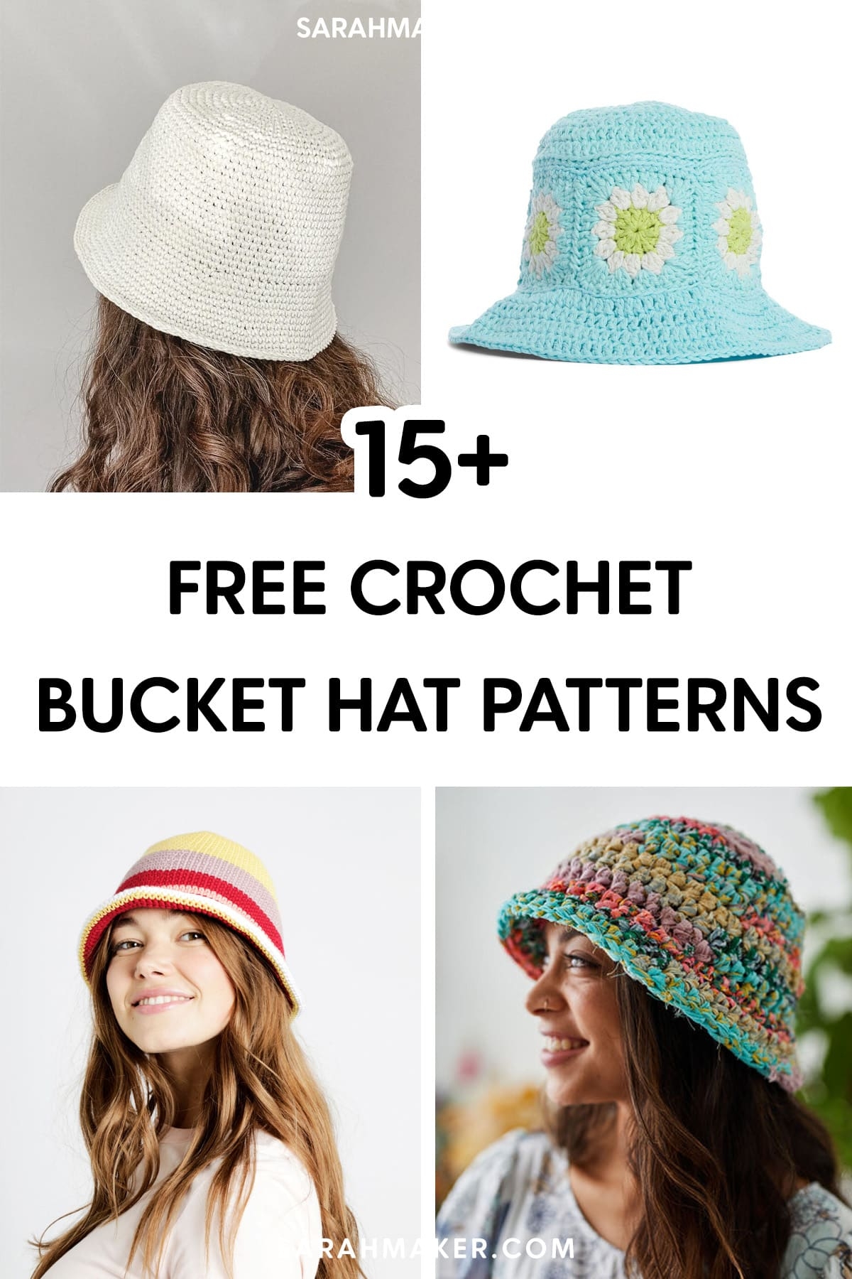 15 Free Crochet Bucket Hat Patterns Sarah Maker
