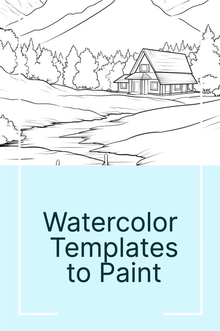 15 Free Watercolor Templates To Paint 15 Free Watercolor Templates To Paint