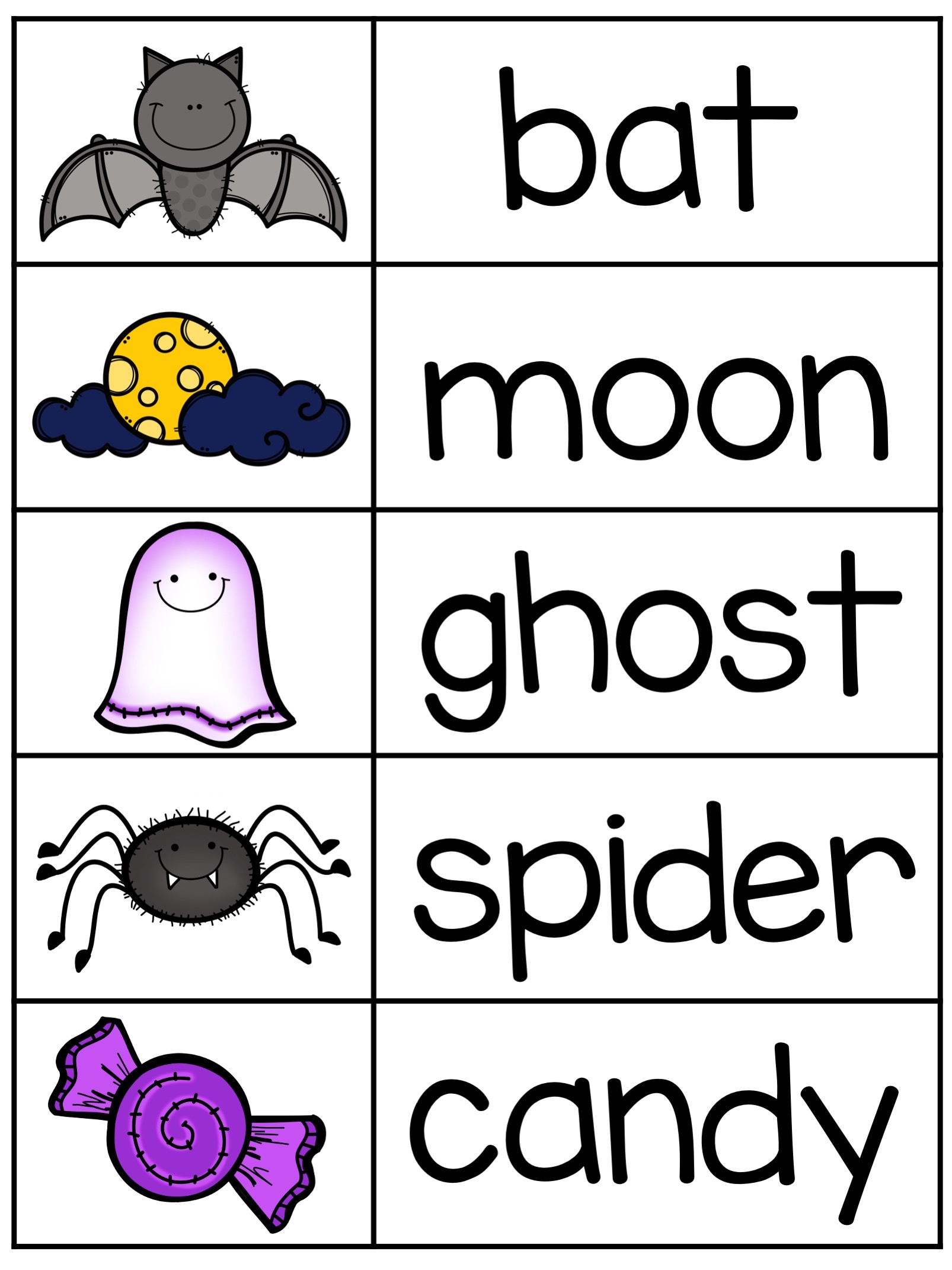 halloween worksheets for kindergarten
