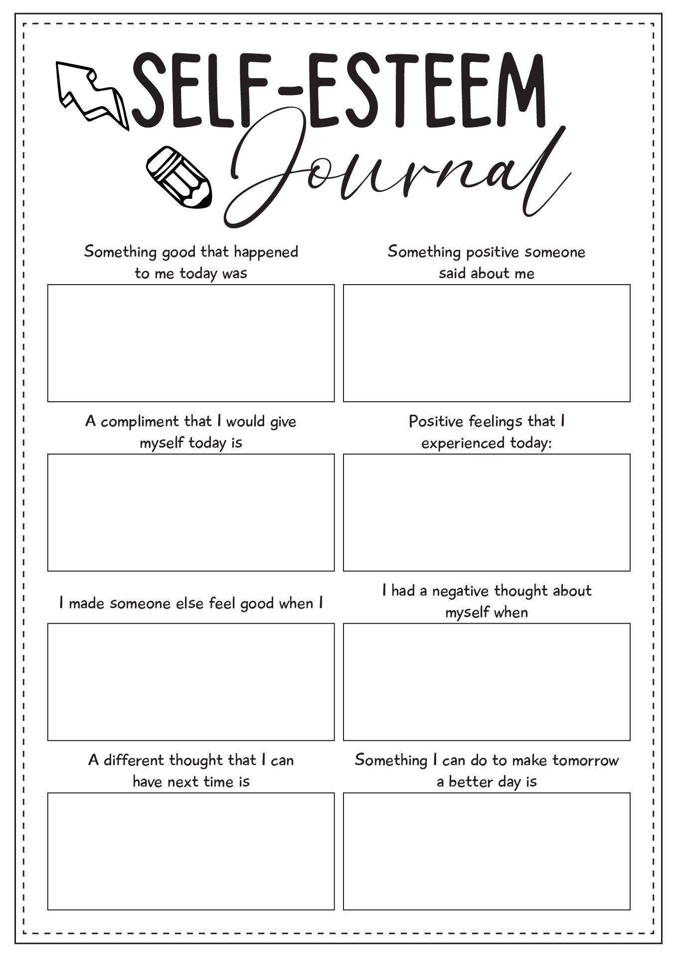 self esteem and self worth worksheets self esteem and self worth worksheets