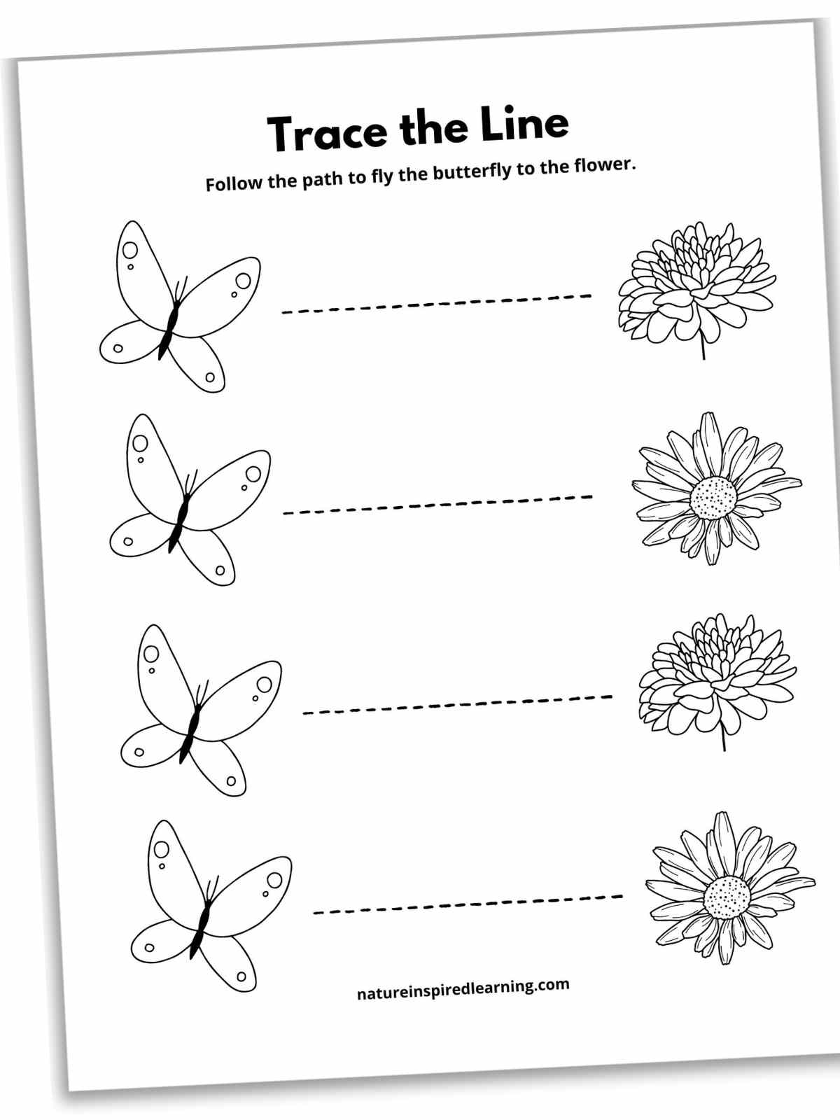 17 Line Tracing Worksheets Free Nature Inspired Learning 17 Line Tracing Worksheets Free Nature Inspired Learning