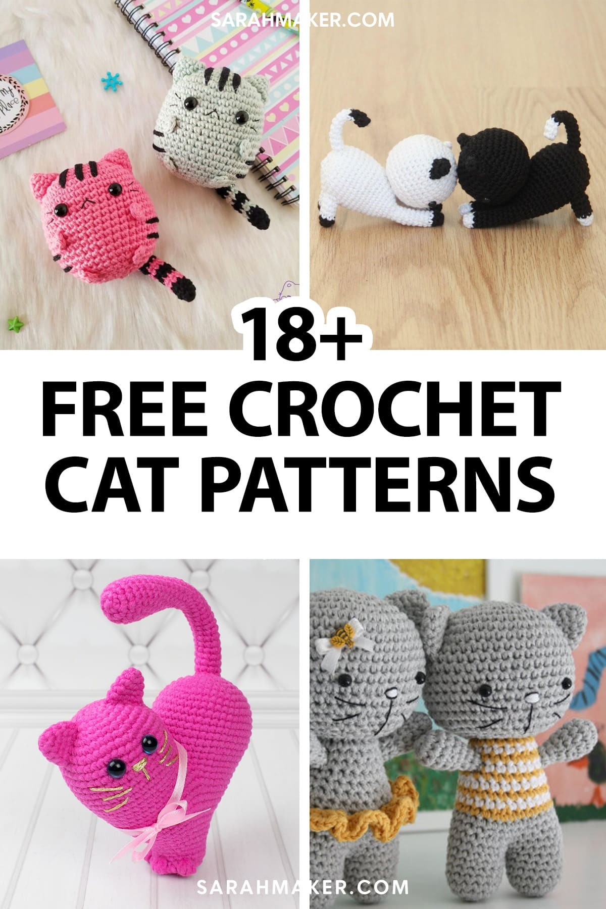18 Free Crochet Cat Patterns Find Your Purr fect Project Sarah Maker 18 Free Crochet Cat Patterns Find Your Purr fect Project Sarah Maker