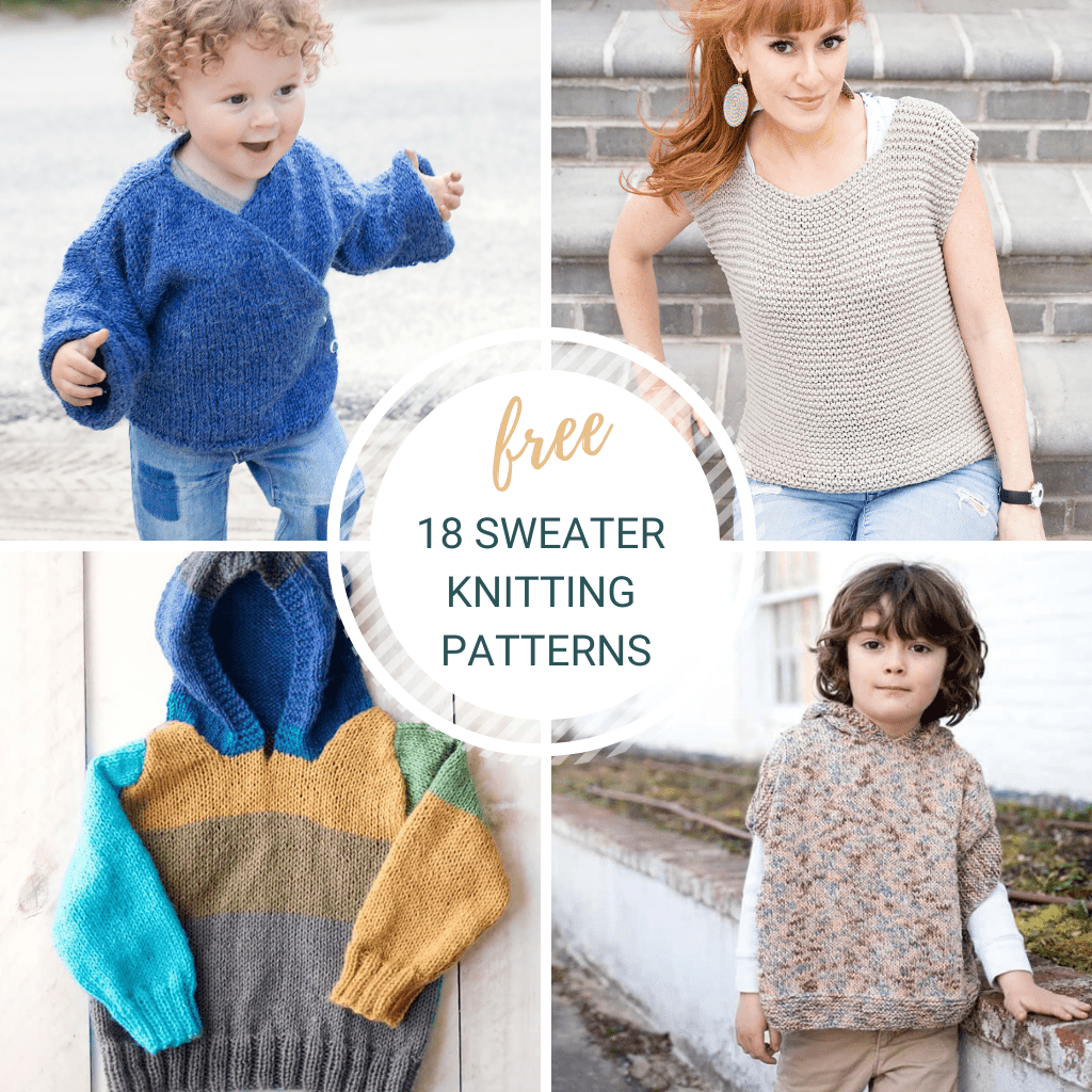 18 Free Sweater Knitting Patterns 18 Free Sweater Knitting Patterns