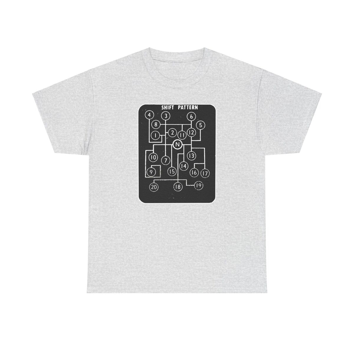 1962 Freightliner 19 Speed Shift Pattern Trucker T Shirt EBay 1962 Freightliner 19 Speed Shift Pattern Trucker T Shirt EBay