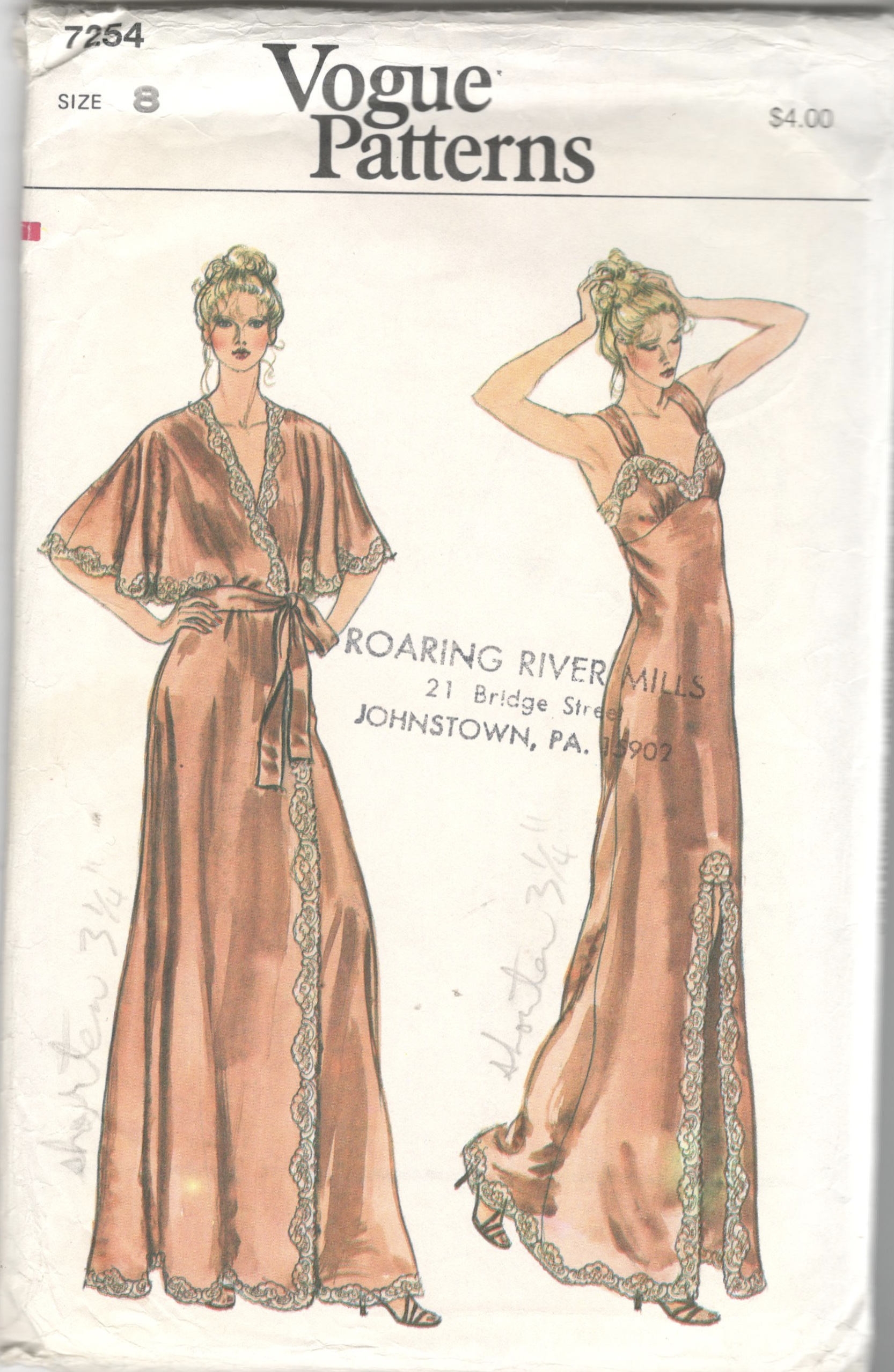 1970s Vogue 7254 Misses Nightgown Negligee Dolman Sleeve Peignoir Robe Pattern Womens Vintage Sewing Pattern Size 12 Bust 34 Etsy 1970s Vogue 7254 Misses Nightgown Negligee Dolman Sleeve Peignoir Robe Pattern Womens Vintage Sewing Pattern Size 12 Bust 34 Etsy