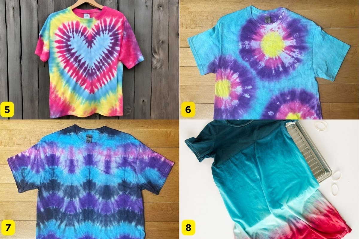 20 Easy Tie Dye Patterns Cool Techniques For Kids Studio Art Beat 20 Easy Tie Dye Patterns Cool Techniques For Kids Studio Art Beat