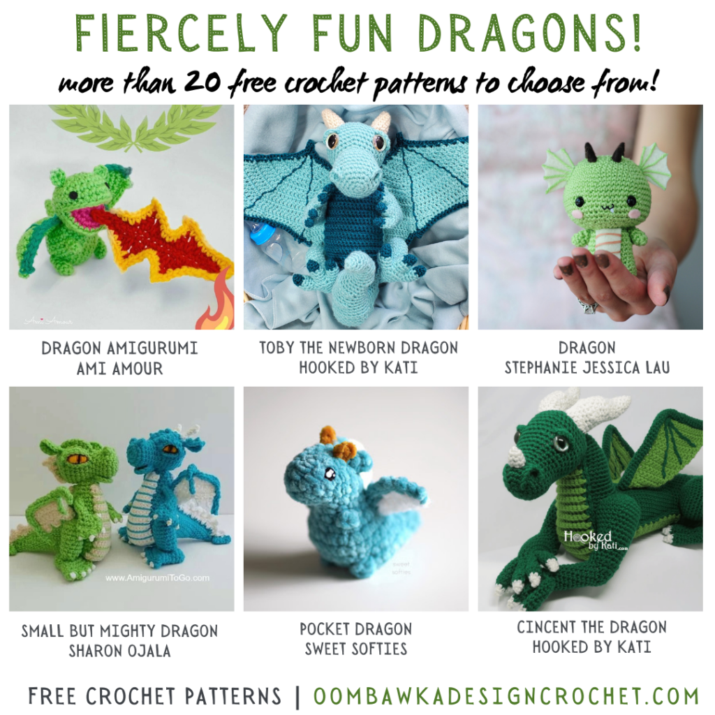 20 Fiercely Fun Free Dragon Crochet Patterns 20 Fiercely Fun Free Dragon Crochet Patterns