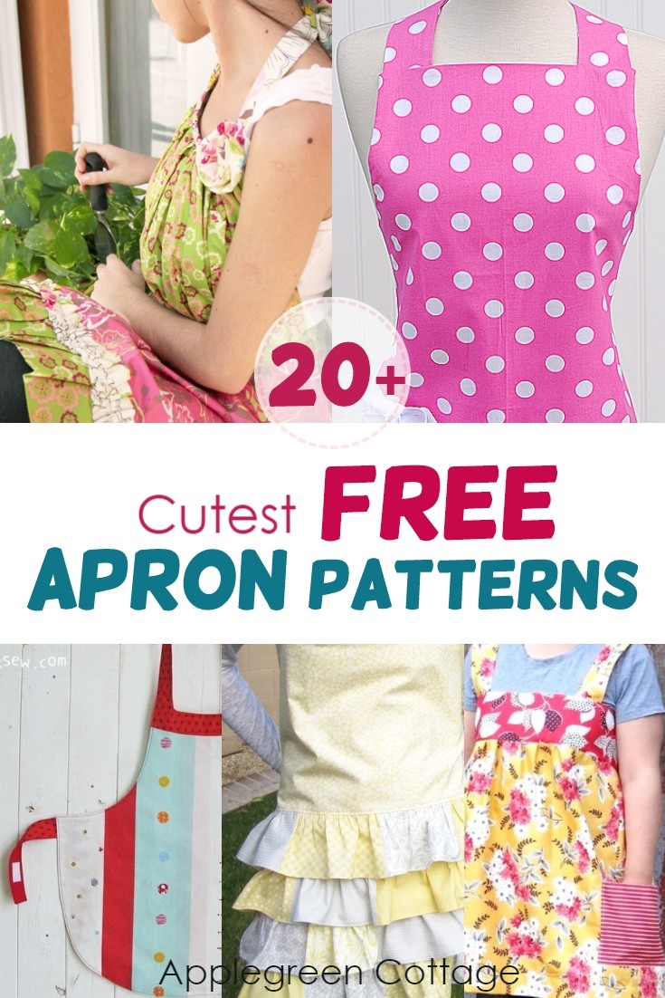 20 Free Apron Patterns To Sew Now AppleGreen Cottage 20 Free Apron Patterns To Sew Now AppleGreen Cottage