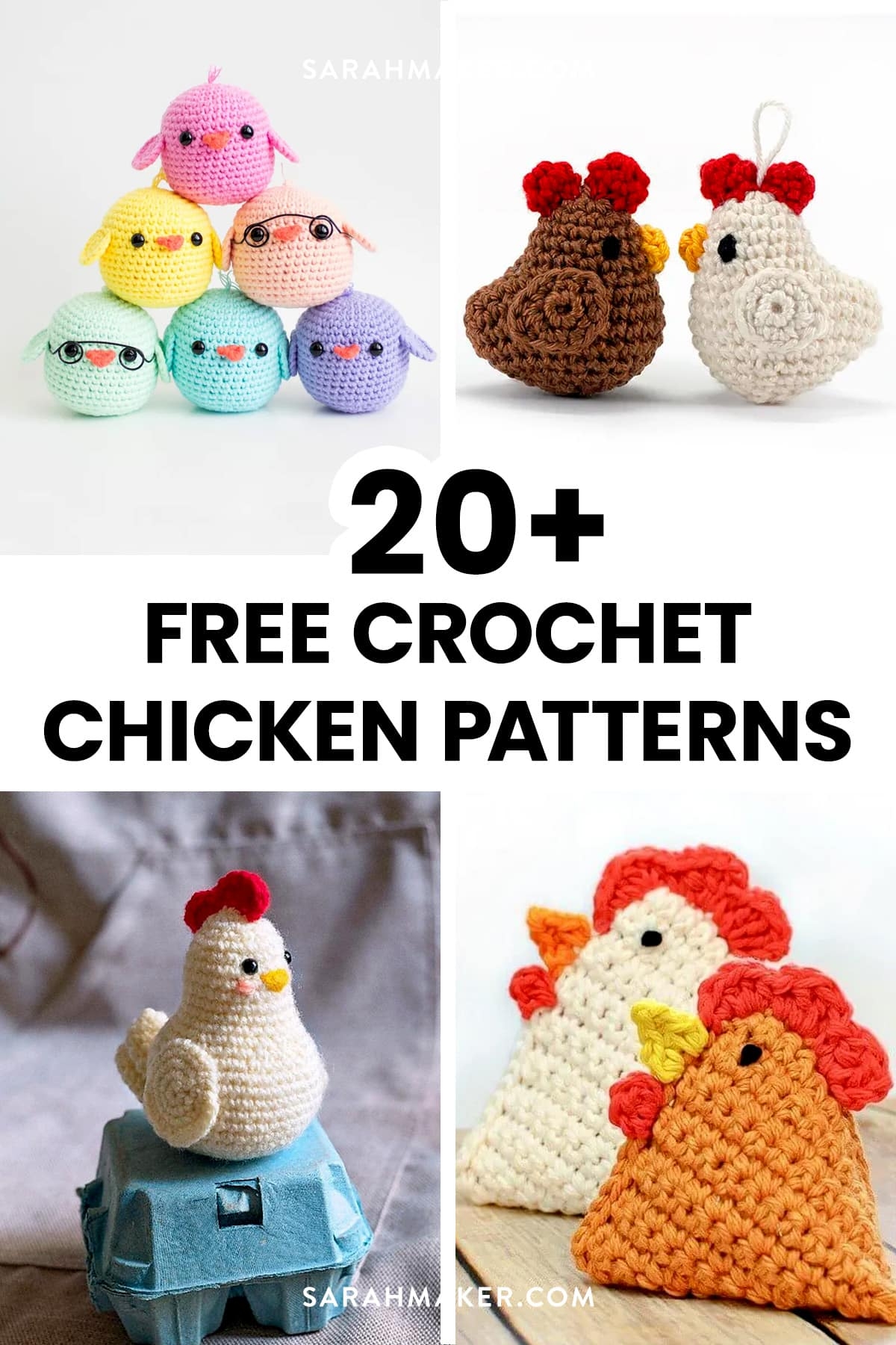 20 Free Crochet Chicken Patterns Sarah Maker 20 Free Crochet Chicken Patterns Sarah Maker
