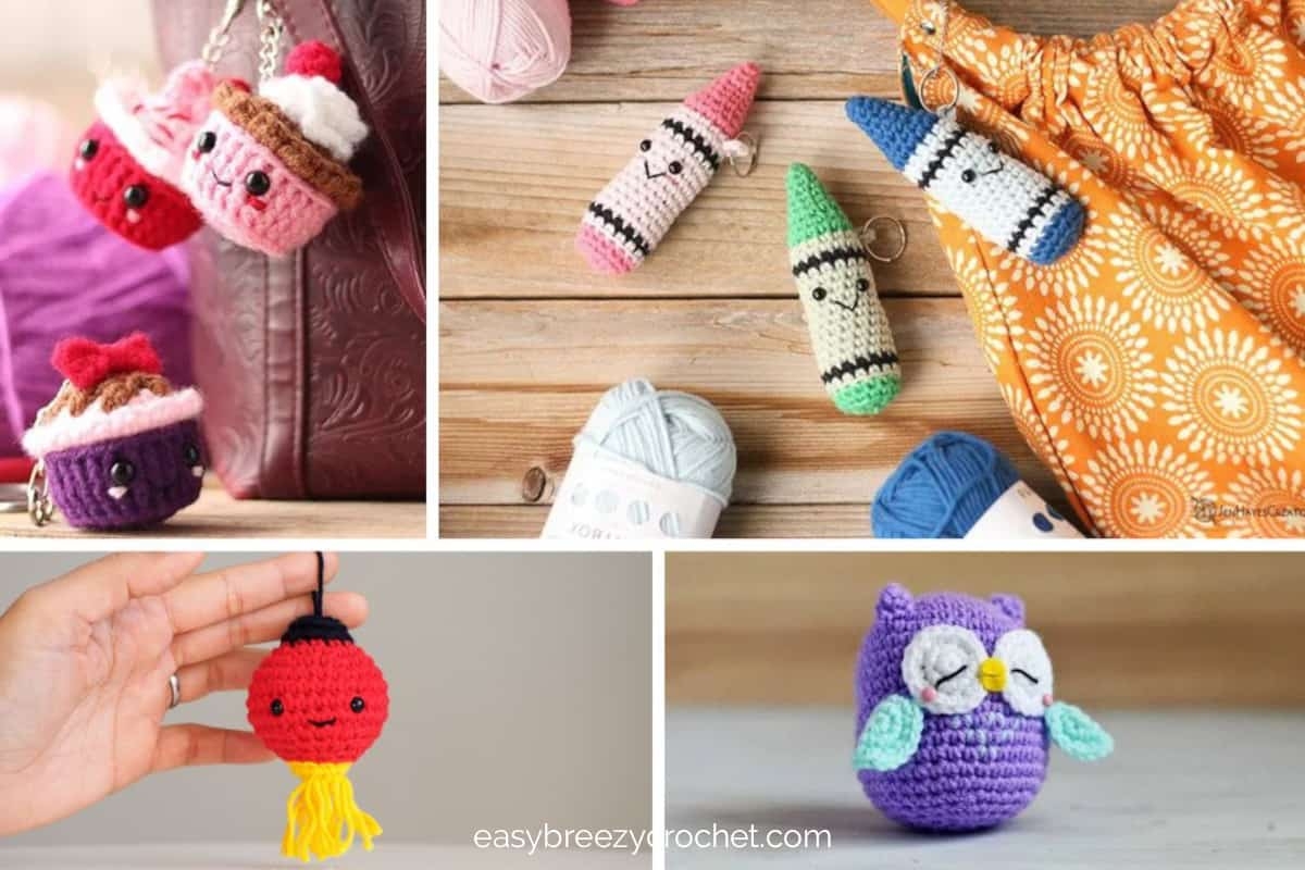 free crochet keychain patterns free crochet keychain patterns