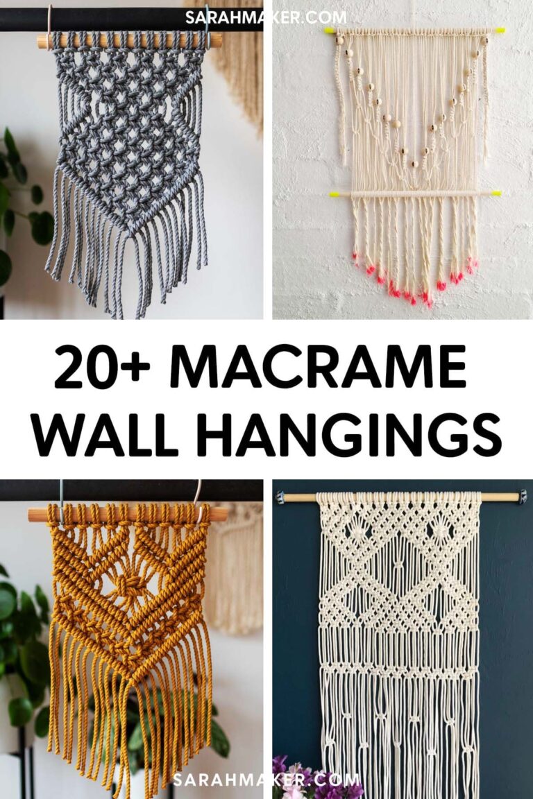 20 Free Macrame Wall Hanging Patterns And Tutorials Sarah Maker