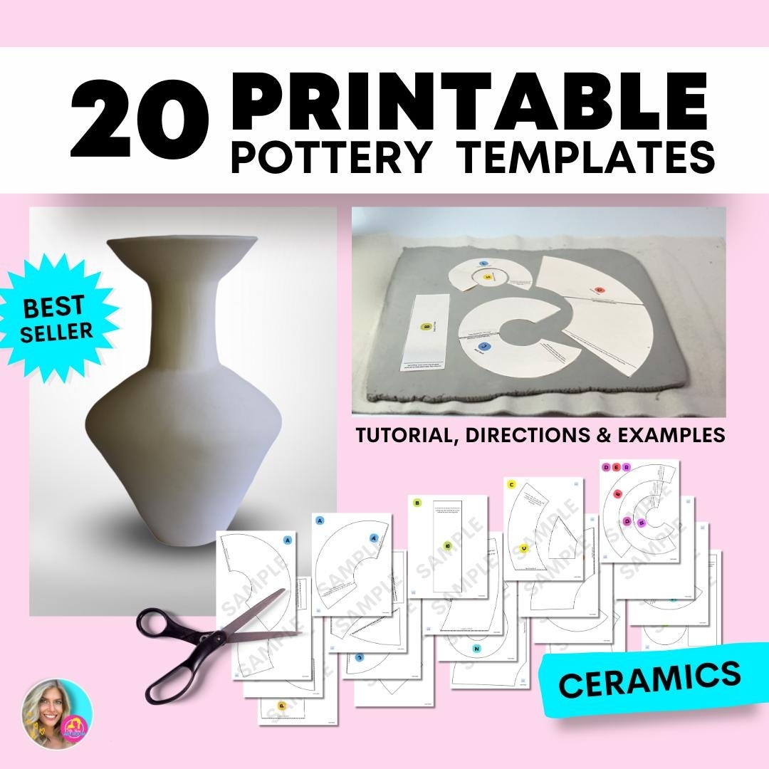 20 Printable Pottery Templates Forms Guide Tutorial And Examples Of Ceramics Etsy Israel 20 Printable Pottery Templates Forms Guide Tutorial And Examples Of Ceramics Etsy Israel