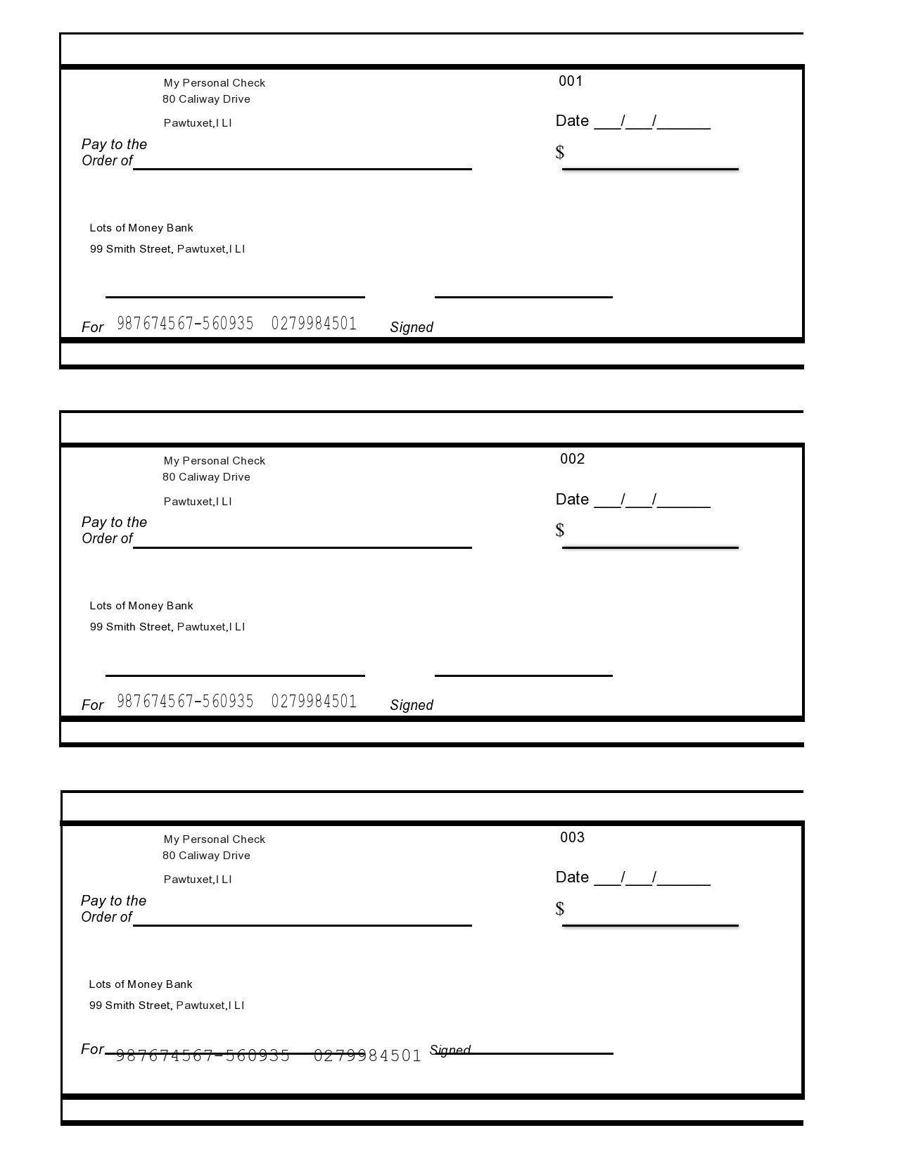 23 Blank Check Templates Real Fake TemplateLab 23 Blank Check Templates Real Fake TemplateLab