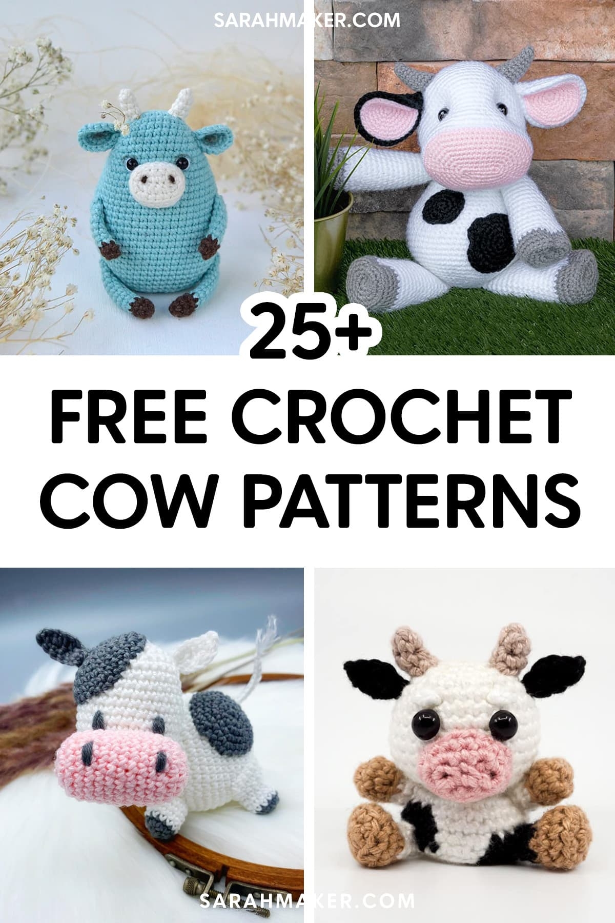 25 Adorable Free Crochet Cow Patterns Sarah Maker 25 Adorable Free Crochet Cow Patterns Sarah Maker