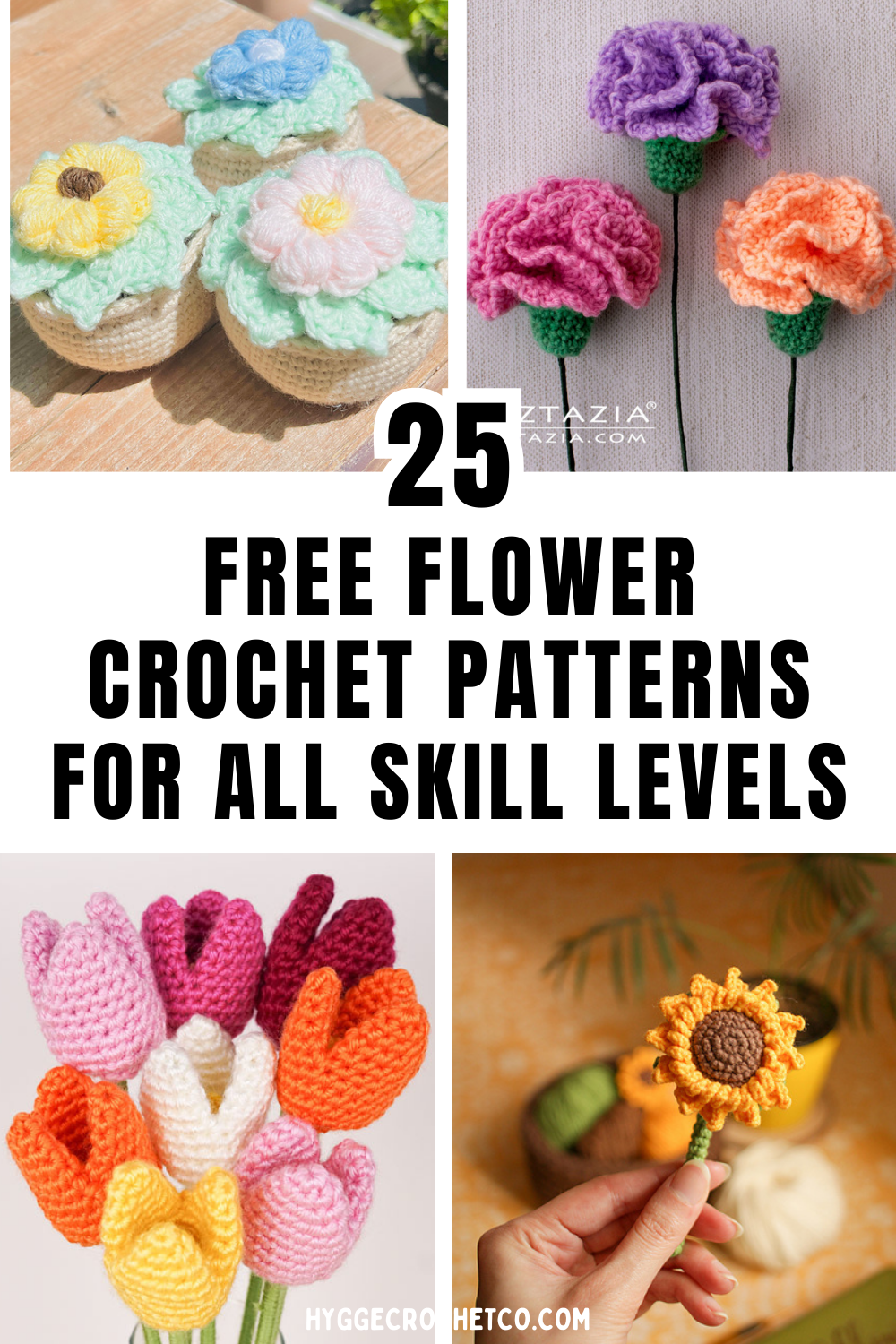 25 Free Crochet Flower Patterns For All Skill Levels Hygge Crochet Co 25 Free Crochet Flower Patterns For All Skill Levels Hygge Crochet Co