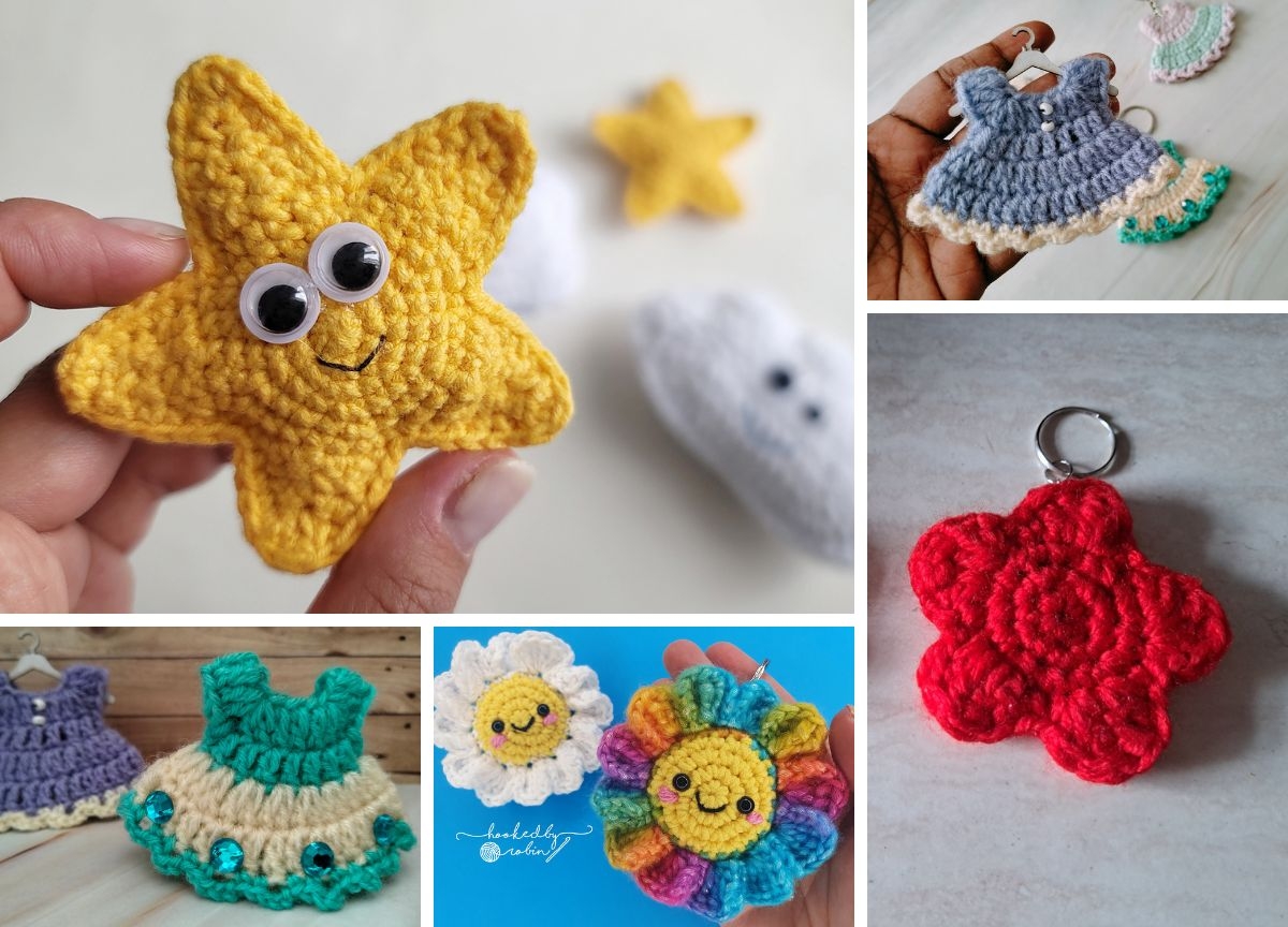 25 Free Crochet Keychain Patterns For Functional Accessories 25 Free Crochet Keychain Patterns For Functional Accessories