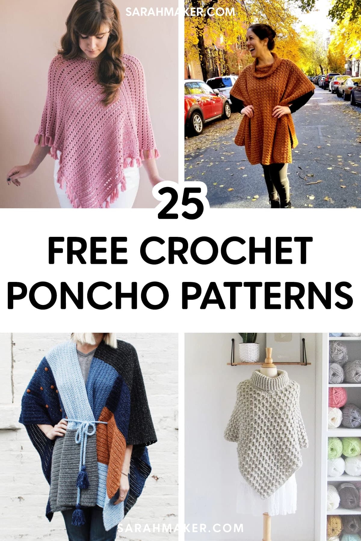 25 Free Crochet Poncho Patterns You ll Love Sarah Maker 25 Free Crochet Poncho Patterns You ll Love Sarah Maker