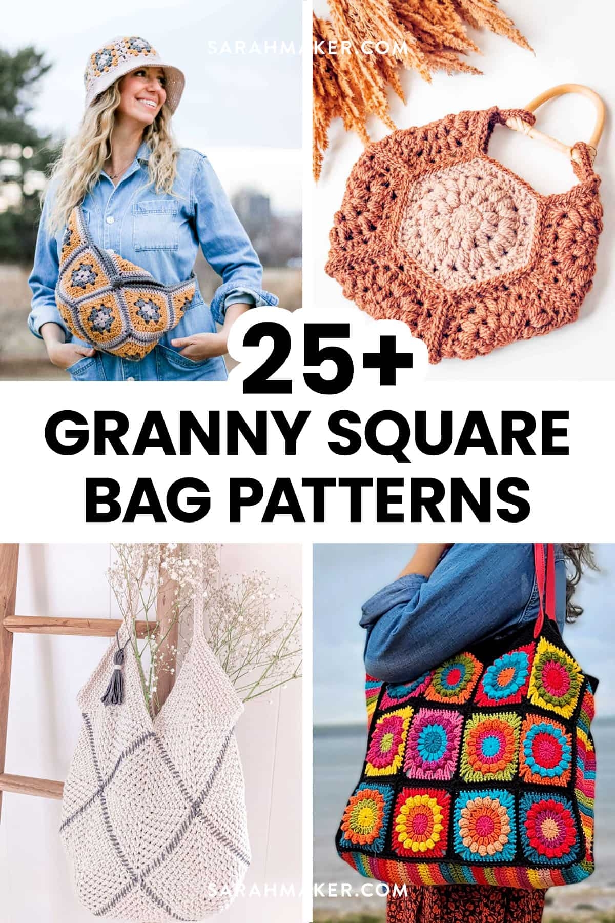 25 Free Granny Square Bags Patterns Sarah Maker 25 Free Granny Square Bags Patterns Sarah Maker