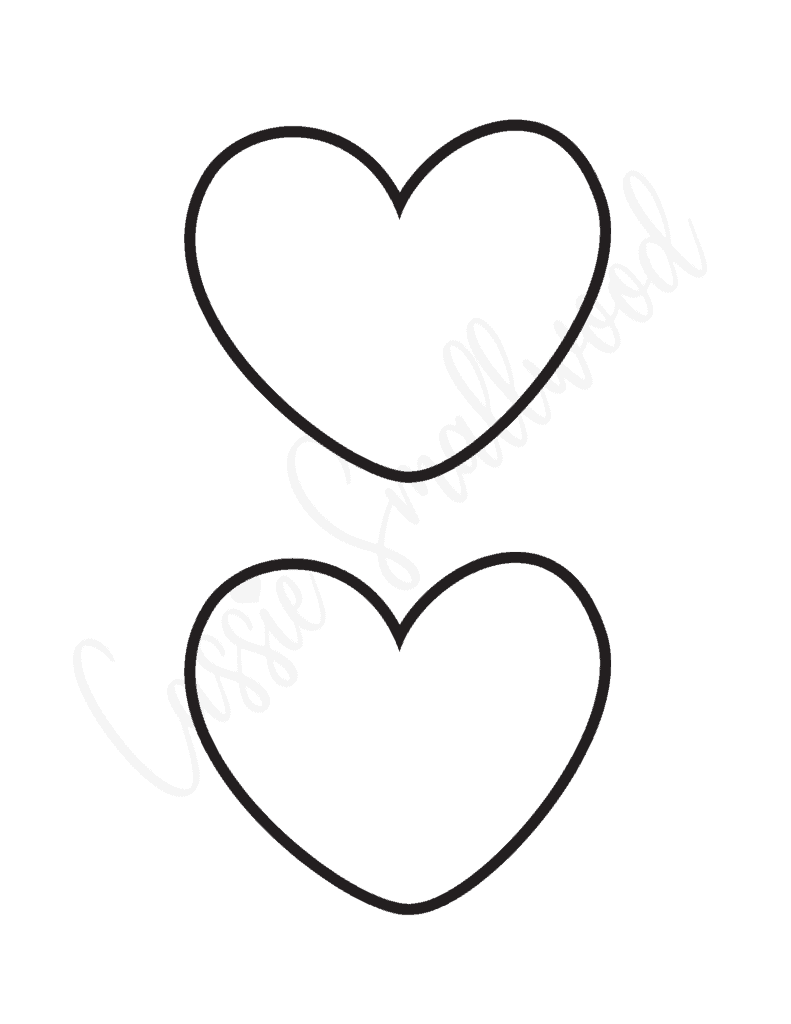 25 FREE Printable Heart Templates Small To Large Sizes Cassie Smallwood 25 FREE Printable Heart Templates Small To Large Sizes Cassie Smallwood