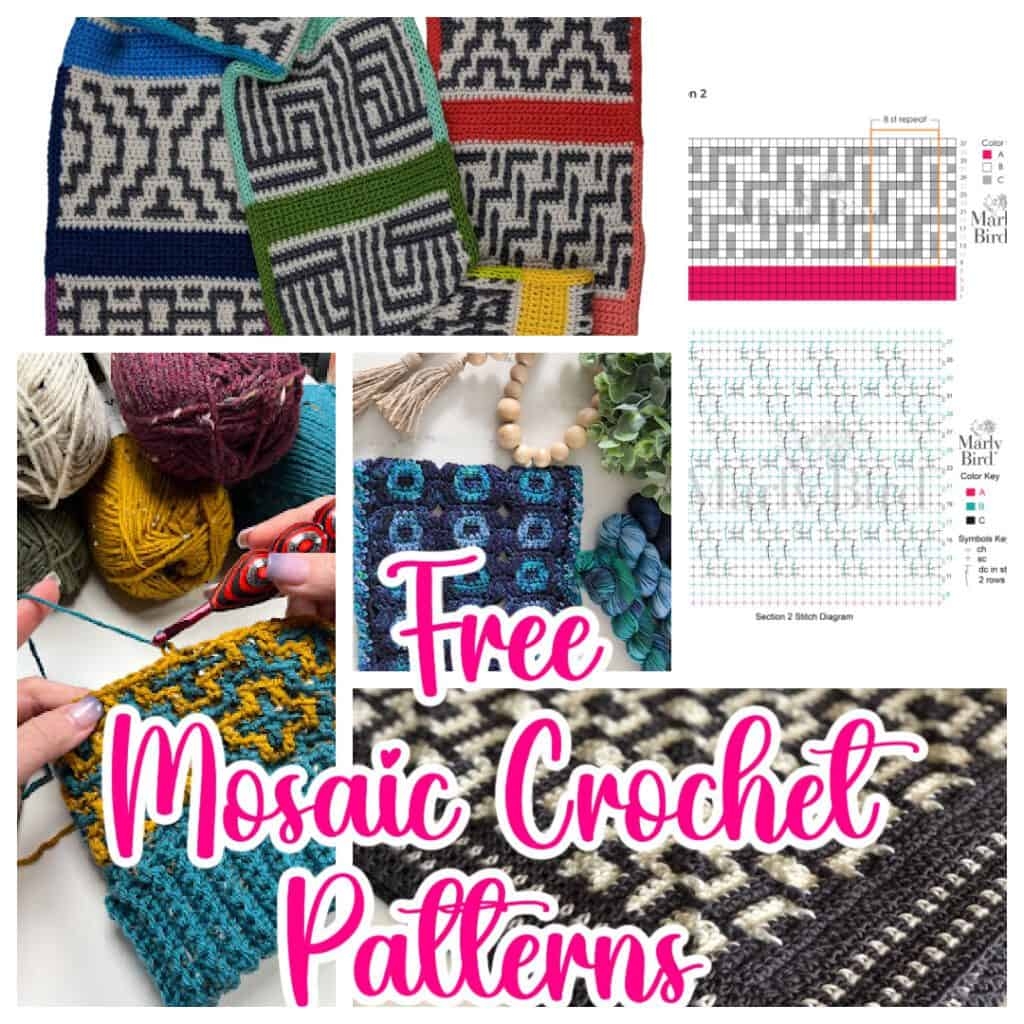 free mosaic crochet patterns free mosaic crochet patterns