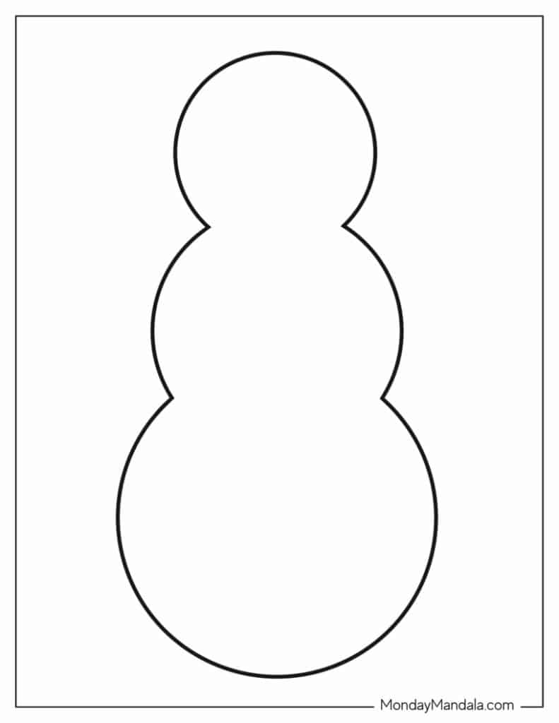 snowman template printable pdf snowman template printable pdf