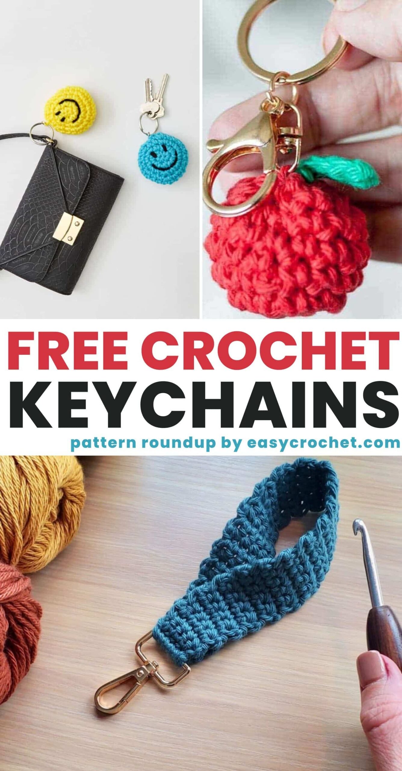 27 Free Crochet Keychain Patterns You ll Love Easy Crochet Patterns 27 Free Crochet Keychain Patterns You ll Love Easy Crochet Patterns