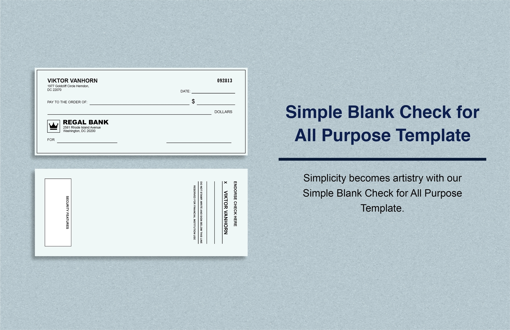 28 Blank Check Template DOC PSD PDF Vector Formats 28 Blank Check Template DOC PSD PDF Vector Formats