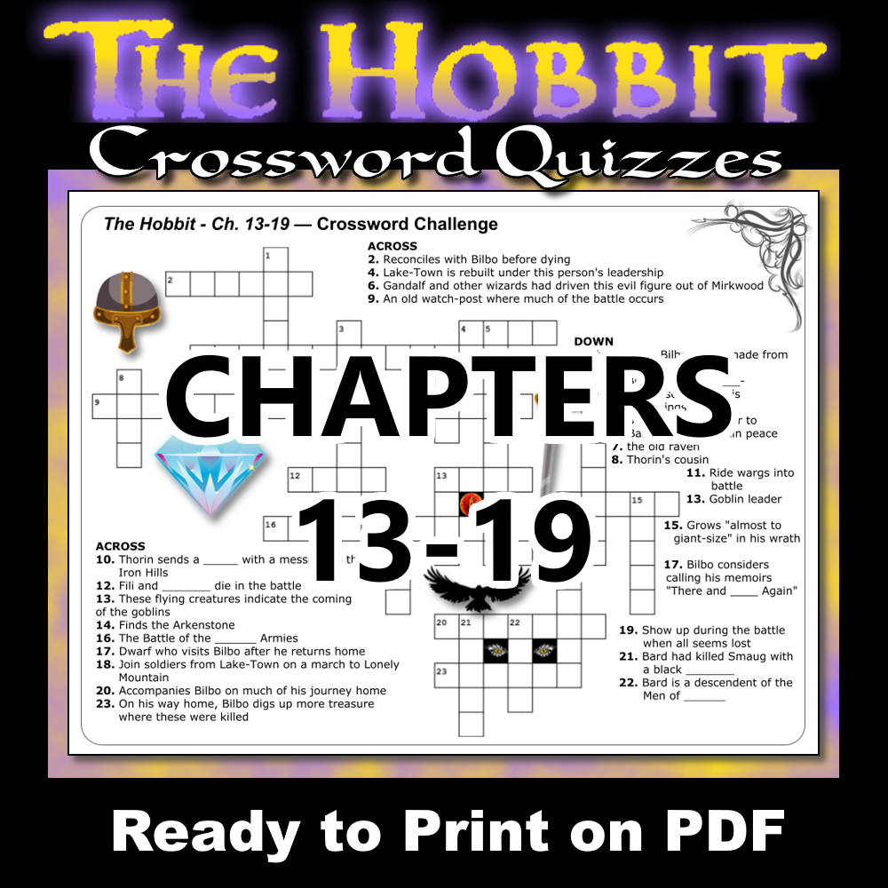 3 Crossword Puzzle Quizzes For THE HOBBIT worksheet Review Test NO PREP Made By Teachers 3 Crossword Puzzle Quizzes For THE HOBBIT worksheet Review Test NO PREP Made By Teachers