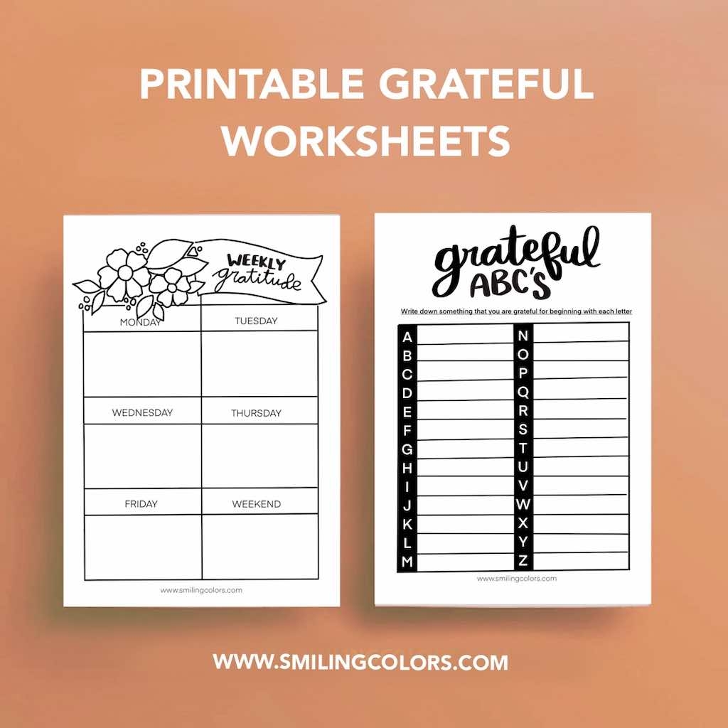 3 Printable Grateful Worksheets That Are Simple To Use 3 Printable Grateful Worksheets That Are Simple To Use