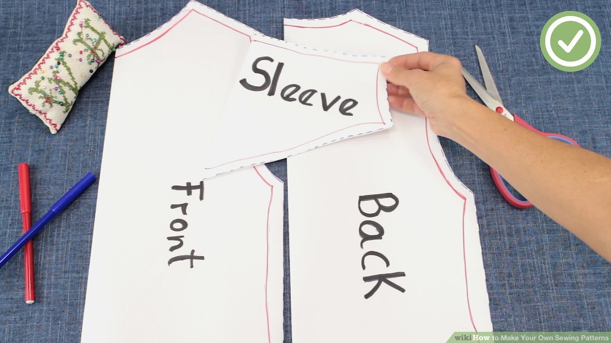 3 Ways To Make Your Own Sewing Patterns WikiHow 3 Ways To Make Your Own Sewing Patterns WikiHow